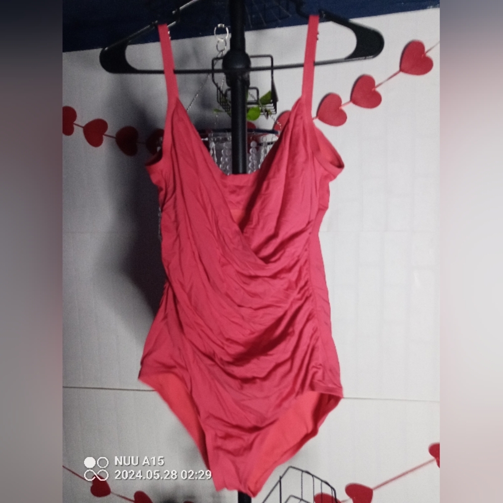 Red bathing suit